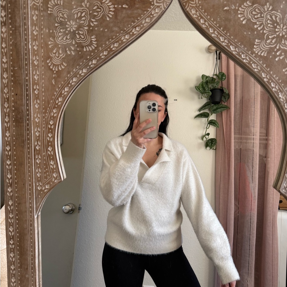 Cozy White Sweater